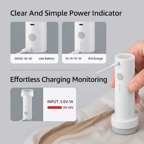 High-Efficiency USB Cordless Vacuum Pump Electric Air Pump for Vacuum Compression Storage Bags