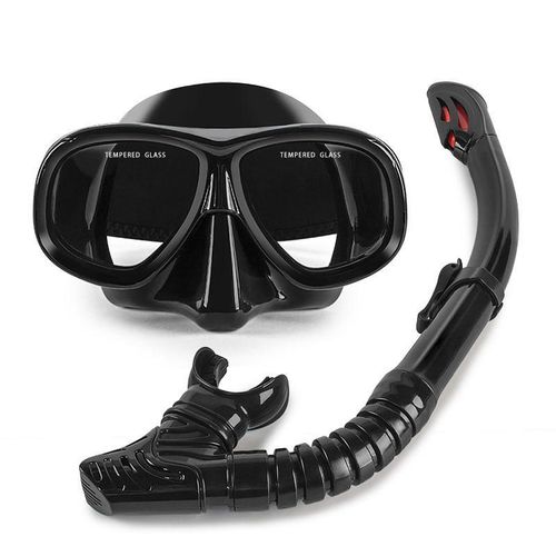 Full Face Snorkel Mask Anti Fog Dry Top Free Breathing Snorkeling Mask 180°