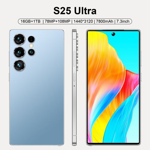 Real High Quality Global S25 Ultra Dual SIM Android 15 5G Mobile Phone Large 22+1TB Dual SIM Big Battery Long Standby Telephone