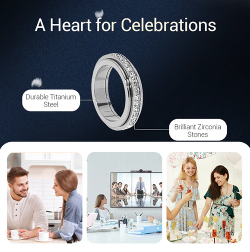 Turn your luck around with a spinning ring full of stars