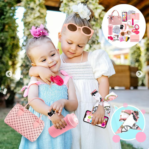 Children's play house handbag toy