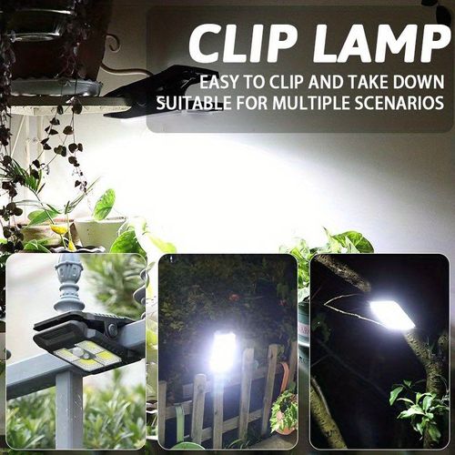 Outdoor Solar Clip Light with Motion Sensor(2PCS)