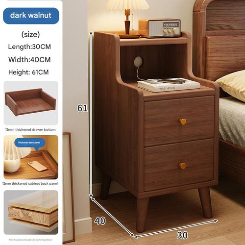 New Chinese-Style Bedside Table — Modern Minimalist Style