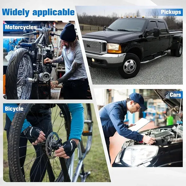 🛠️ 10-Piece Axle Spindle Thread Chaser Set