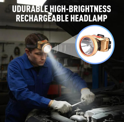 💡 Rechargeable Headlamp Pro: Hands-Free Brightness for Total Freedom! 🚀