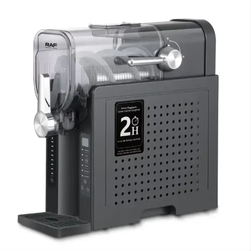The household fully automatic snow melting machine can be operated with just one click to create smooth snow-melt ice cream and ice slush.