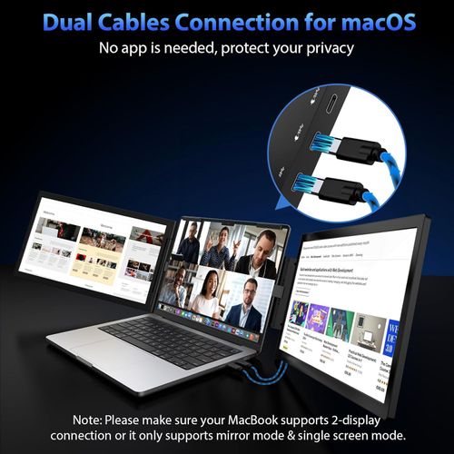 Laptop extended screen