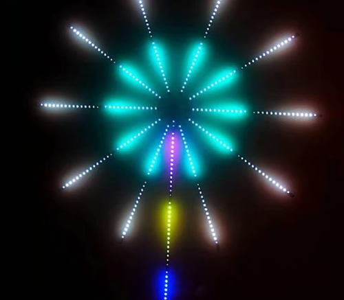 🎁💡WiFi Bluetooth Smart Fireworks Led Light