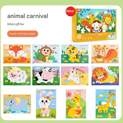 Children's DIY 3D EVA Sticker Craft