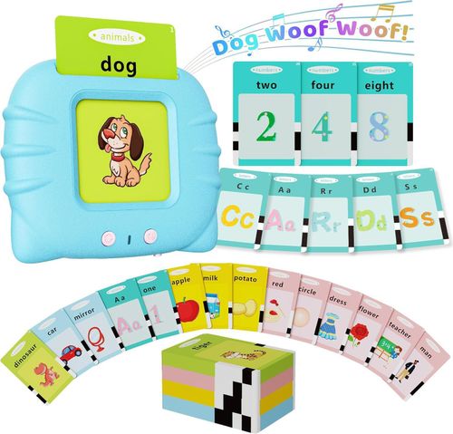 Children's Educational Voice Card Machine with Flash Memory Cards（255 cards, 510 words）