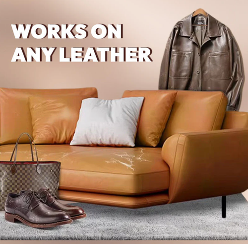 Leather Care & Cleaning Cream with Sponge（Received5 boxes）