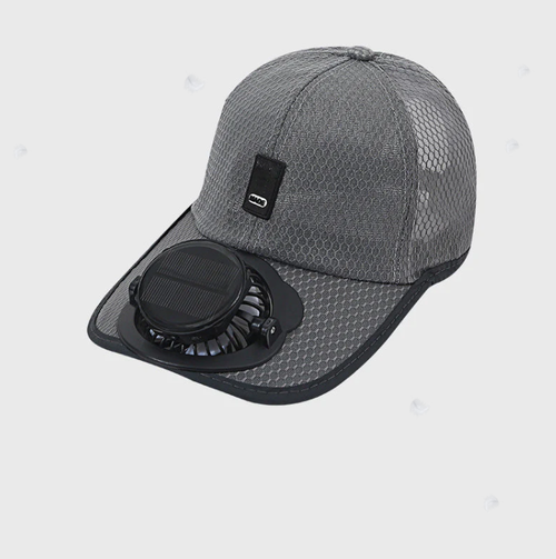 🌞🧢 Breathable Sun Hat Baseball Cap with Built-in Solar Cooling Fan
