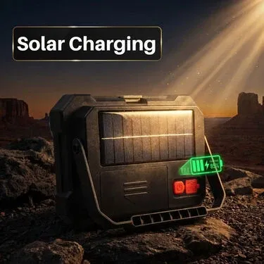 Solar LED Light + Tool Box