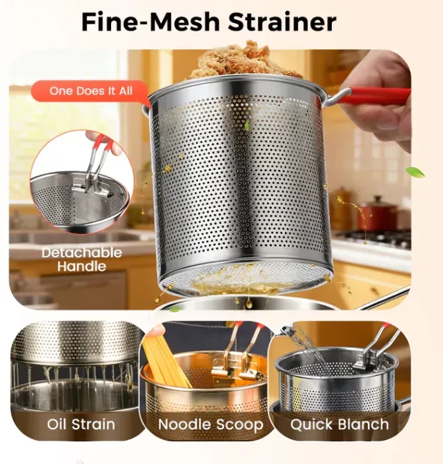 304 Stainless Steel Multifuntional Fryer