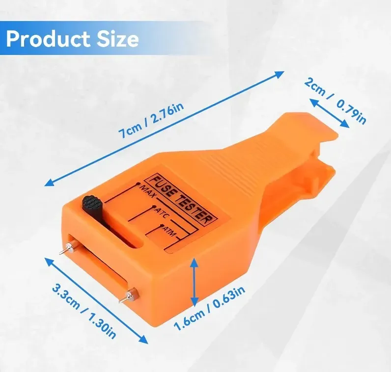 Fuse tester with indicator light, ATOATC fuse test tool