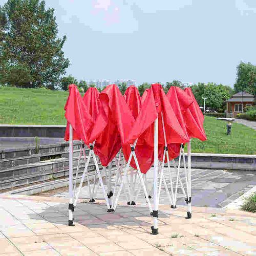 Waterproof and sun-protective pop-up folding outdoor tent, suitable for commercial events such as parties and weddings.