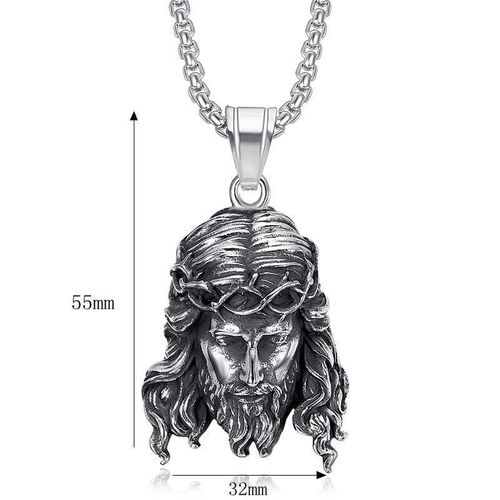 Holy Family Portrait Pendant Necklace