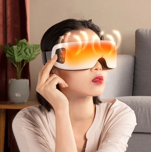 🎁Eye Massager with Heat and Vibration with Bluetooth Music