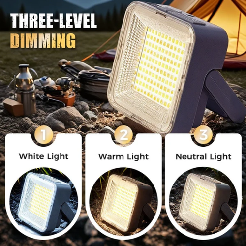 Portable & Waterproof Solar-Powered Camping Light（2PCS）