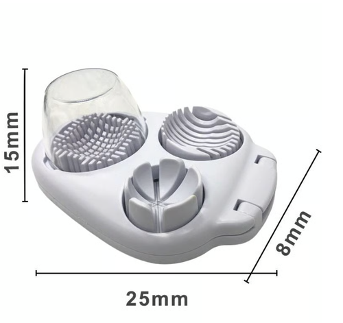 Multifunctional 3-in-1 Egg Slicer