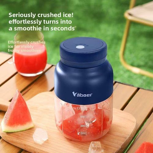 Portable Juicer Blender Smoothie Maker Multifunction Electric High Speed Motor Waterproof Stainless Steel Blades Self Cleaning