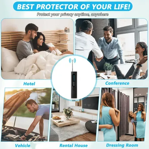 Portable Anti-Spy Camera Detector & RF Signal Scanner
