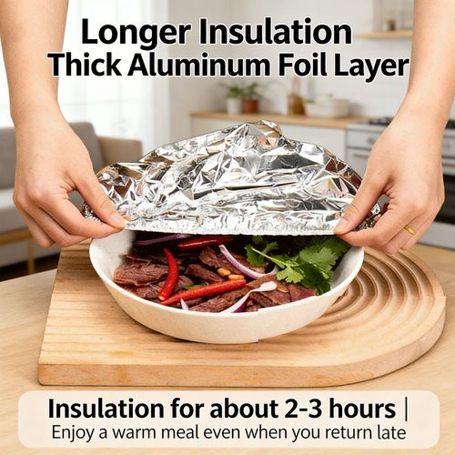 🌸Universal Disposable Thermal Cover for Food（Received 4 packs, 50 pieces per pack）