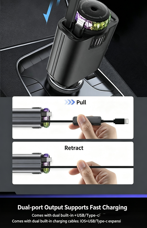 🔋⚡5-in-1 Charger & Aroma Diffuser & Starlight Ceiling