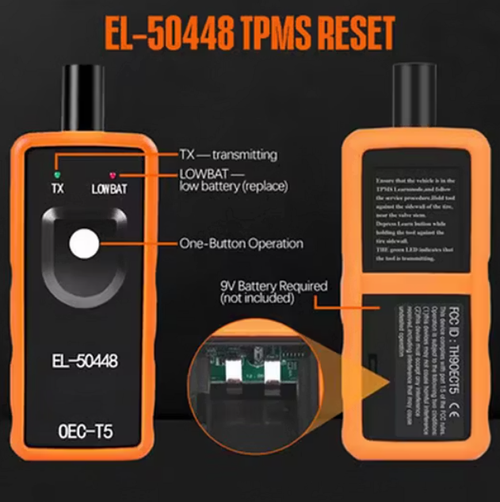 Tire pressure reset device