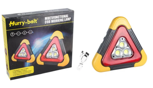 🛑2-IN-1 Solar Emergency Triangle Warning Light for Roadside