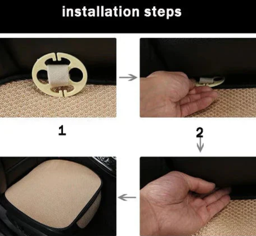 Breathable and non-slip cotton car seat covers