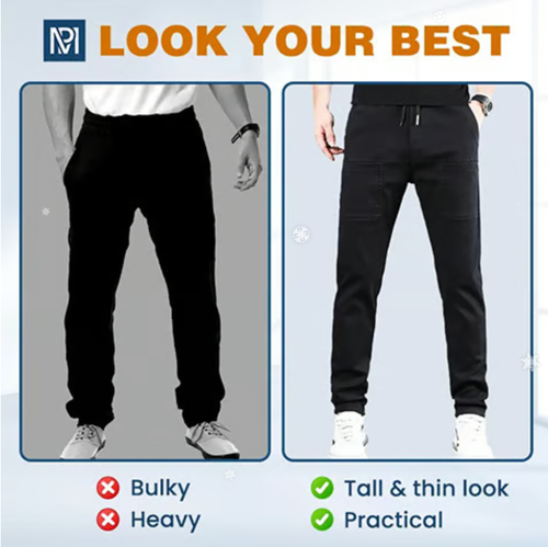Summer Ice Silk Pants with Six Pockets, Solid Color, Waterproof, High Elasticity, Men's Casual Pants
