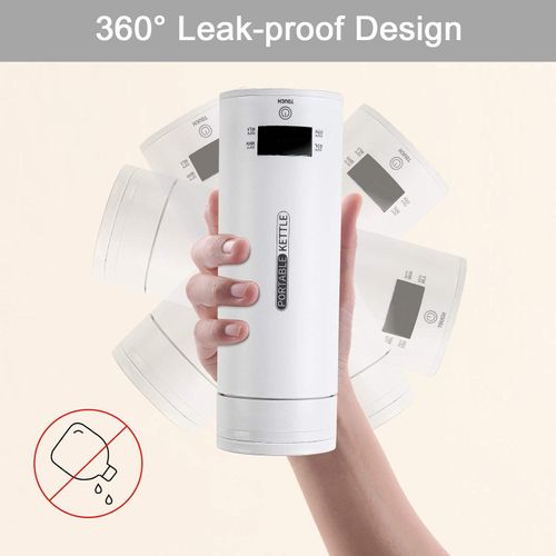 Portable electric heating water kettle