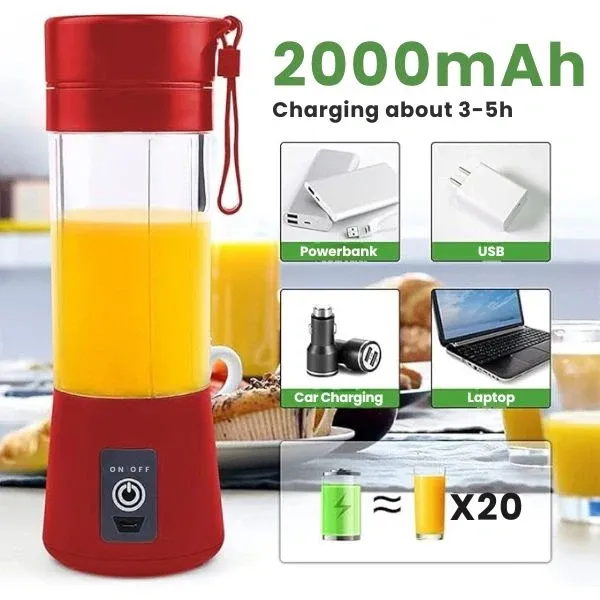 2-in-1 Juicer Bottle | Compact & Sleek | Travel-Friendly