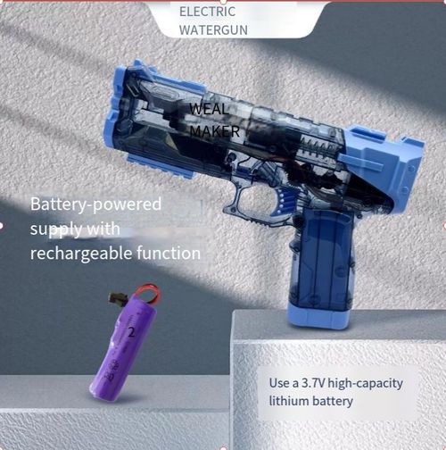 Ice Explosion Electric Water Gun Toy Large Capacity Children's Seaside Water Play Automatic Burst Water Gun Pulse Water Gun