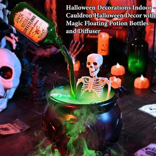 Magic Boiling Potion Skull Ornament