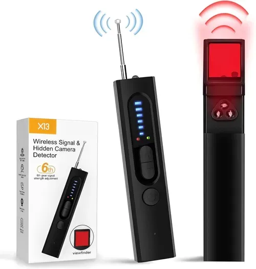 Portable Anti-Spy Camera Detector & RF Signal Scanner