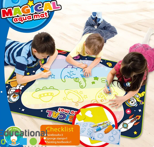 Reusable Aqua Drawing Mat – Mess-Free Art