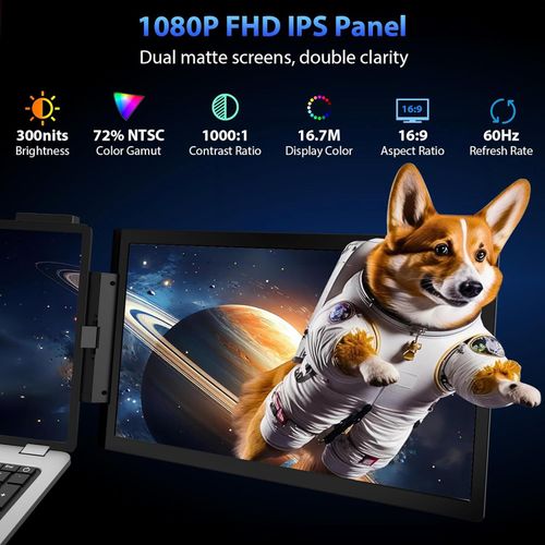 Laptop extended screen