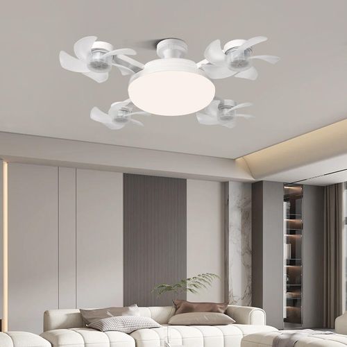 2-in-1 50W 60W Electric Remote Control Ceiling Fan Light