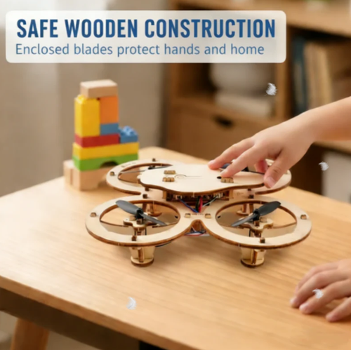 ✈️Kids DIY Wooden Drone Building Kit 🎁💥