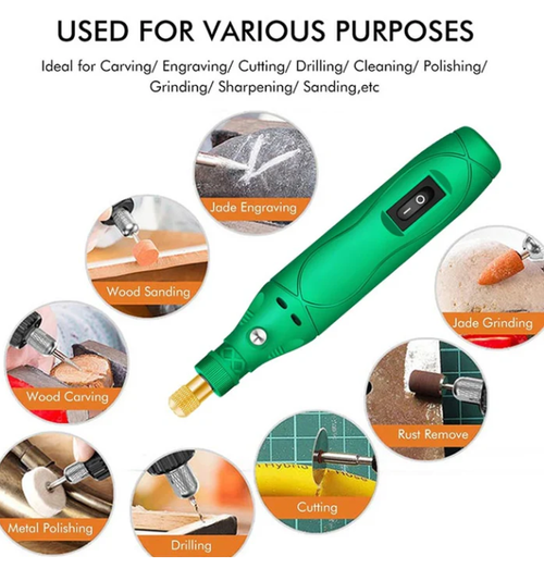 Multifunctional mini pen-shaped grinding tool with high speed 15000 rpm