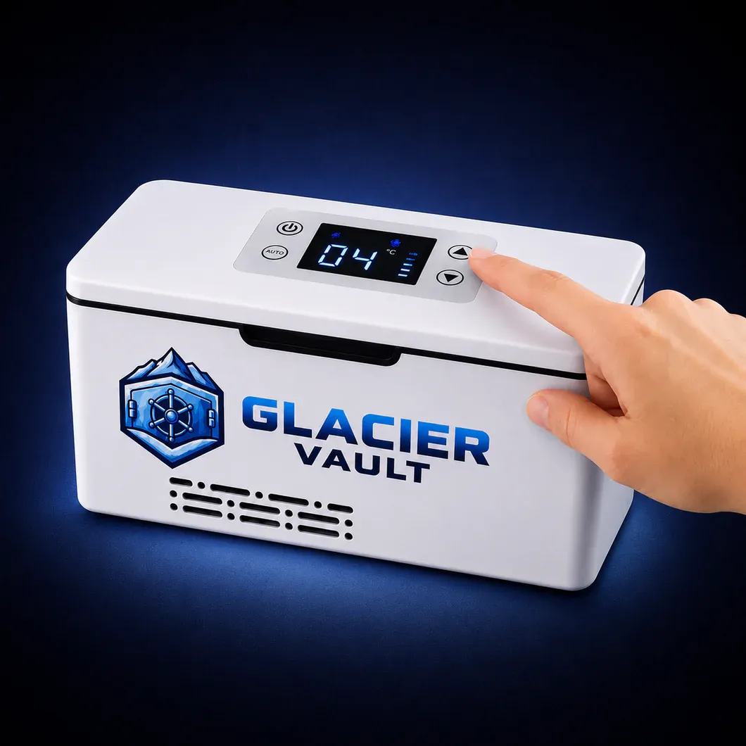 Portable insulin cooler box refrigerator