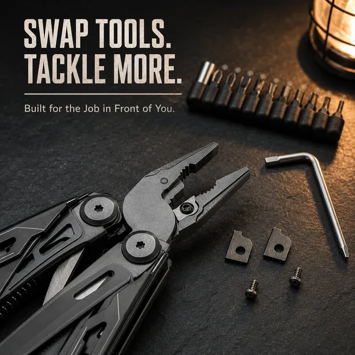 ⏰Portable Folding Multi-Tool Pliers with Pouch