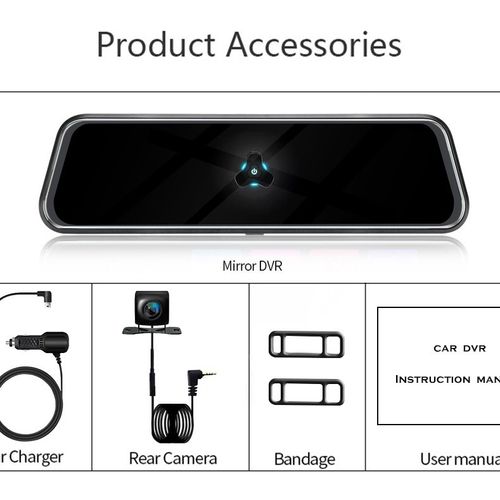 Car-Mounted 10inch Streaming Wifi Dash Cam