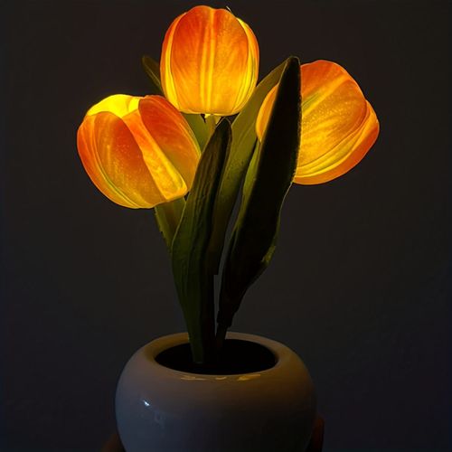 🔥LED Tulip Night Light Flower Table Lamp🌷