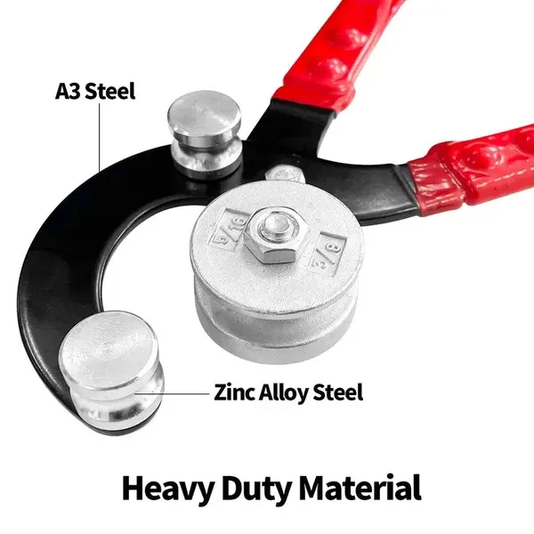 ⚙️ Smooth, Wrinkle-Free Bends Every Time – Multi-Size Tube Bender with Ergonomic Grip.