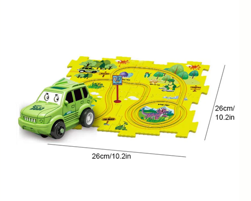 🔥Children's Educational Puzzle Track Car Play Set🚗