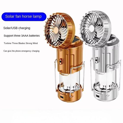 5-in-1Solar Fan Lantern