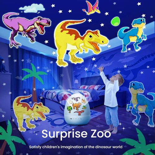 Dinosaur Egg Night LightProjector with Bluetooth SpeakerFor Kids